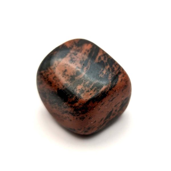 Mineral obsidian caoba amb colors negres i caobes